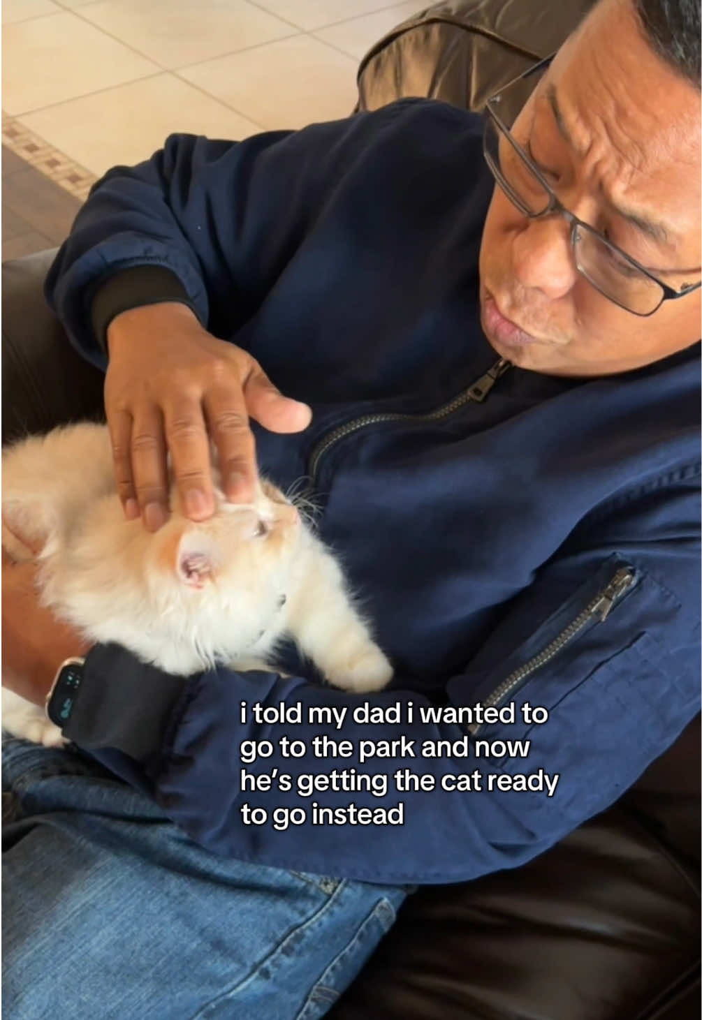 how do your pets act outside or in clothes? #catsoftiktok #persiancat