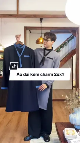 Áo dài nam tặng charm mà giá rẻ vậy luôn hả?🥹 #aodai #aodainam #dalat #minhlakuti #review 