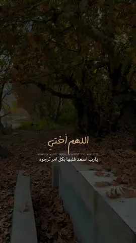 يارب أختي 🤍🤍 