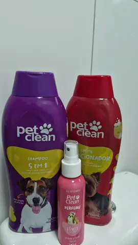 Kit Banho Cachorro e Gato Pet Clean O Kit Banho Pet Clean oferece uma solução completa para a higiene e o cuidado dos pelos de cães e gatos, garantindo que fiquem limpos, macios e perfumados. #pet #petclean #cachorro #gato #tiktokshop  @Khadd Shop 