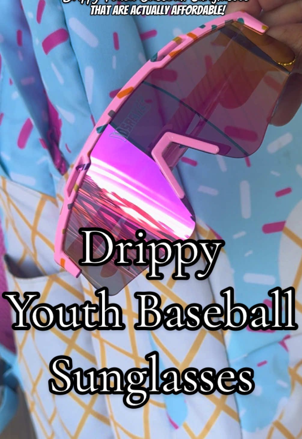 Drippy Kids Sunglasses! @LOSREYES #baseball #baseballsunglasses #baseballmom #tiktokshopblackfriday #tiktokshopcybermonday 