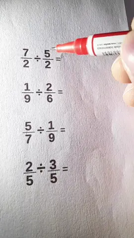 Divisão de fração  #math  #studygram  #mathematics  #study  #teachersoftiktok 