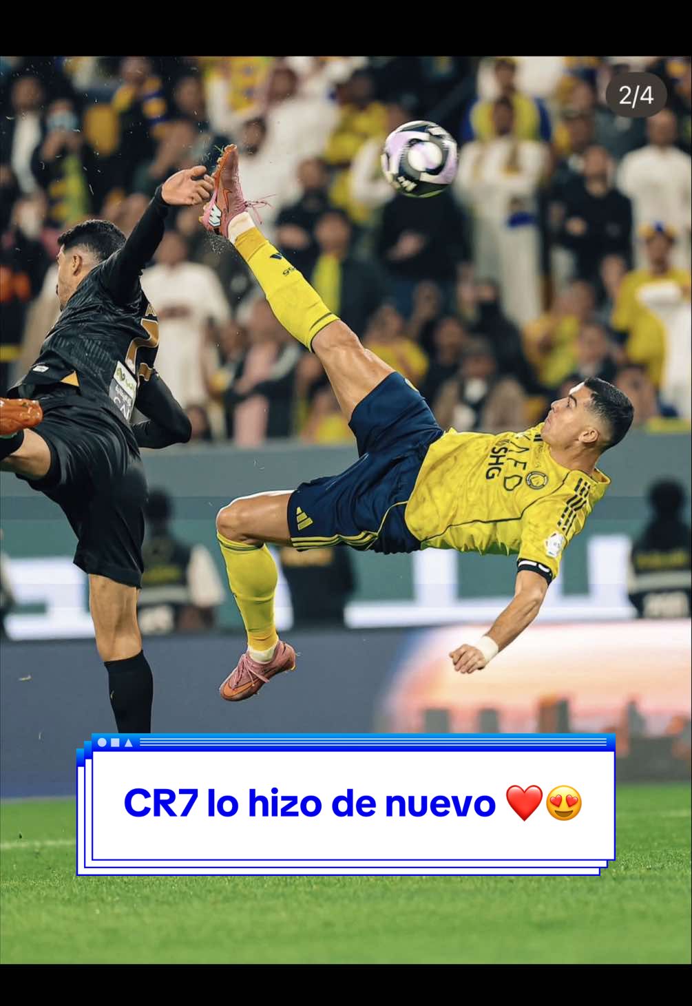 CR7 lo volvió a hacer, marcó otro gol de chilena como en el 2017 con el Real Madrid  #cr7 #cristianoronaldo #alnassr #realmadrid #cristianoronaldo 