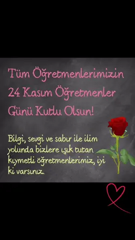 ❤️ #öğretmen #öğretmenlergünü #öğretmenlergününkutluolsun 