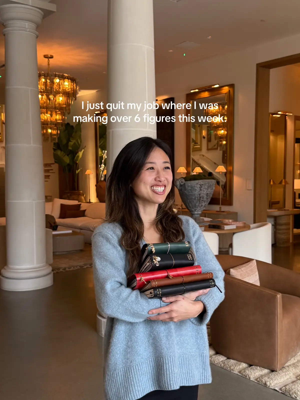 I started off at a fast-paced tech company where I was making 6 figures, and realized I'm itching to create lasting, beautiful products for people to help them live healthier lives. I was burnt out, always exhausted, and dreamt of creating ART. I always knew I wanted to launch a small business at some point, and decided to be brave and take the risk after intentional deliberation.  Would love for you to follow along on my journey as a small business owner. 🤍  #leatherjournal #handmadejournal  #leatherportfolio 