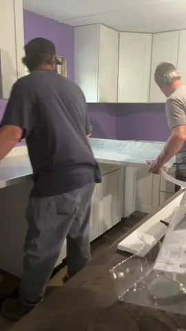 Cabinets are in, new sink is in. Almost there! #singlewidemakeover #mobilehomemakeover #debtfree 