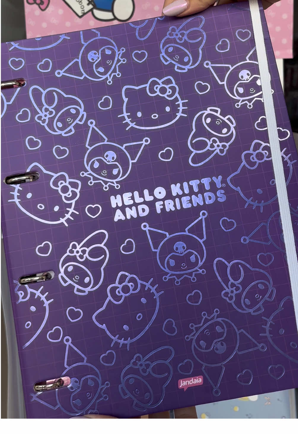 Fichário Hello Kitty and Friands 😍 99,90 💖 #papelariafofa #papelariabelem #hellokittybelem 