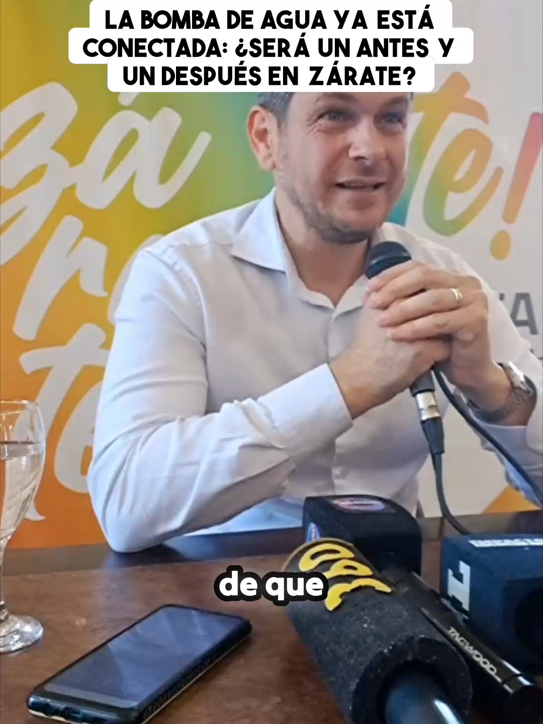 La bomba de agua ya está conectada_ ¿Será un antes y un después en Zárate_