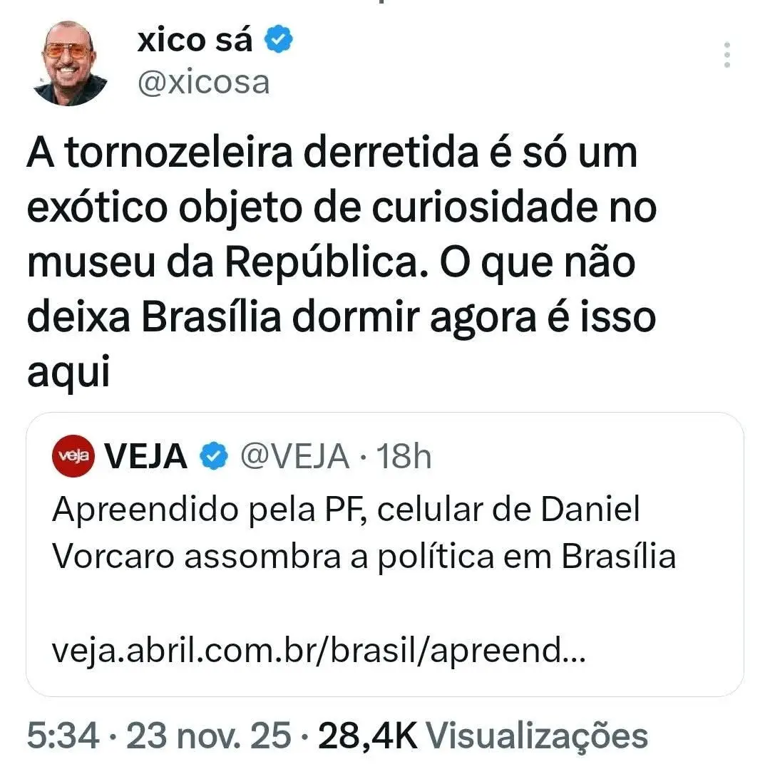 Tem muito político envolvido no escândalo do Banco Master. #golpista  #bancomaster  #policiafederal  #solda  #tornozeleira 