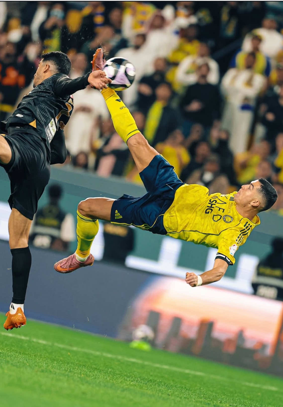 Cristiano Ronaldo acrobatic goal😱 #ronaldo #cristianoronaldo #cr7 #goat #alnassr 