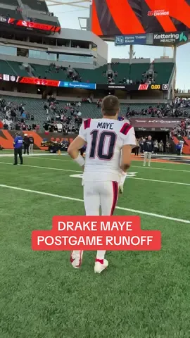 drake “drake maye” maye running off after patriots win 🔟 #nfl #patriots #drakemaye #win 
