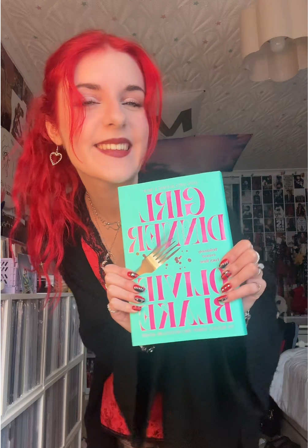 Book and outfit of the day except it was last week ✨ #girldinner #olivieblake #BookTok #doboftheday #whimsygoth 