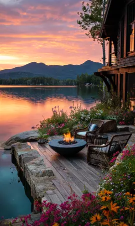 Beautiful sunset 😍 #relax #dreamplace #cozyvibes #naturelovers #autumnview 