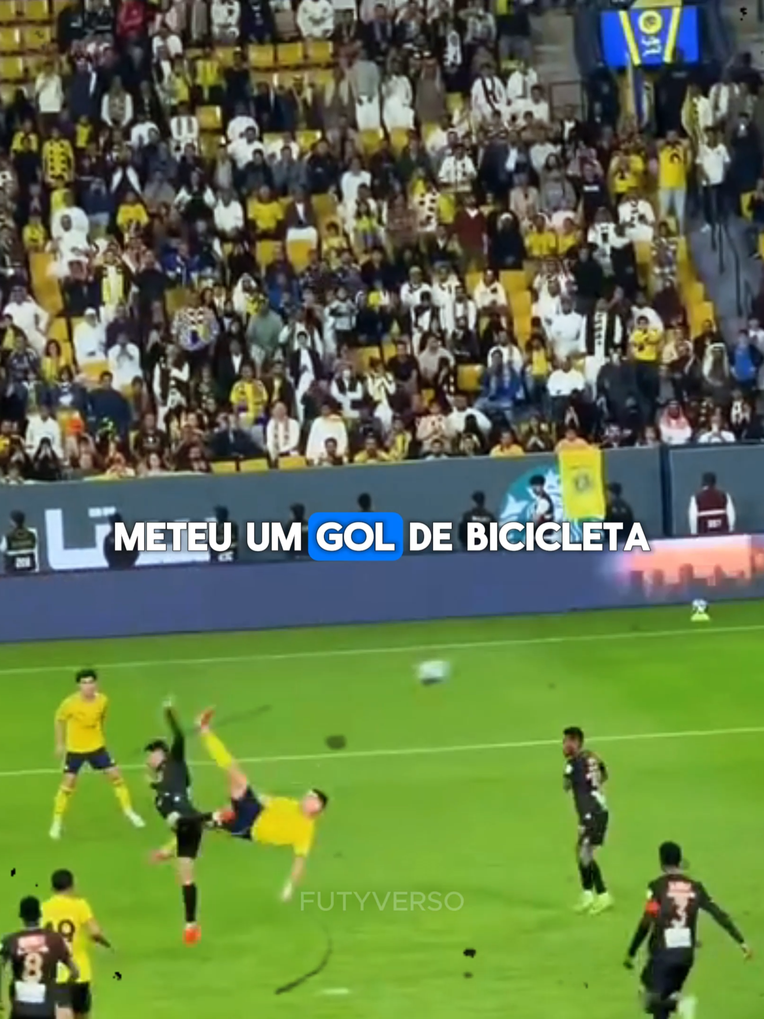 CRISTIANO RONALDO FEZ MAIS UM GOL DE BICICLETA #cristianoronaldo #alnassr #alkhaleej #cristianoronaldogolbicicleta #cristianoronaldobicicletaalnassr