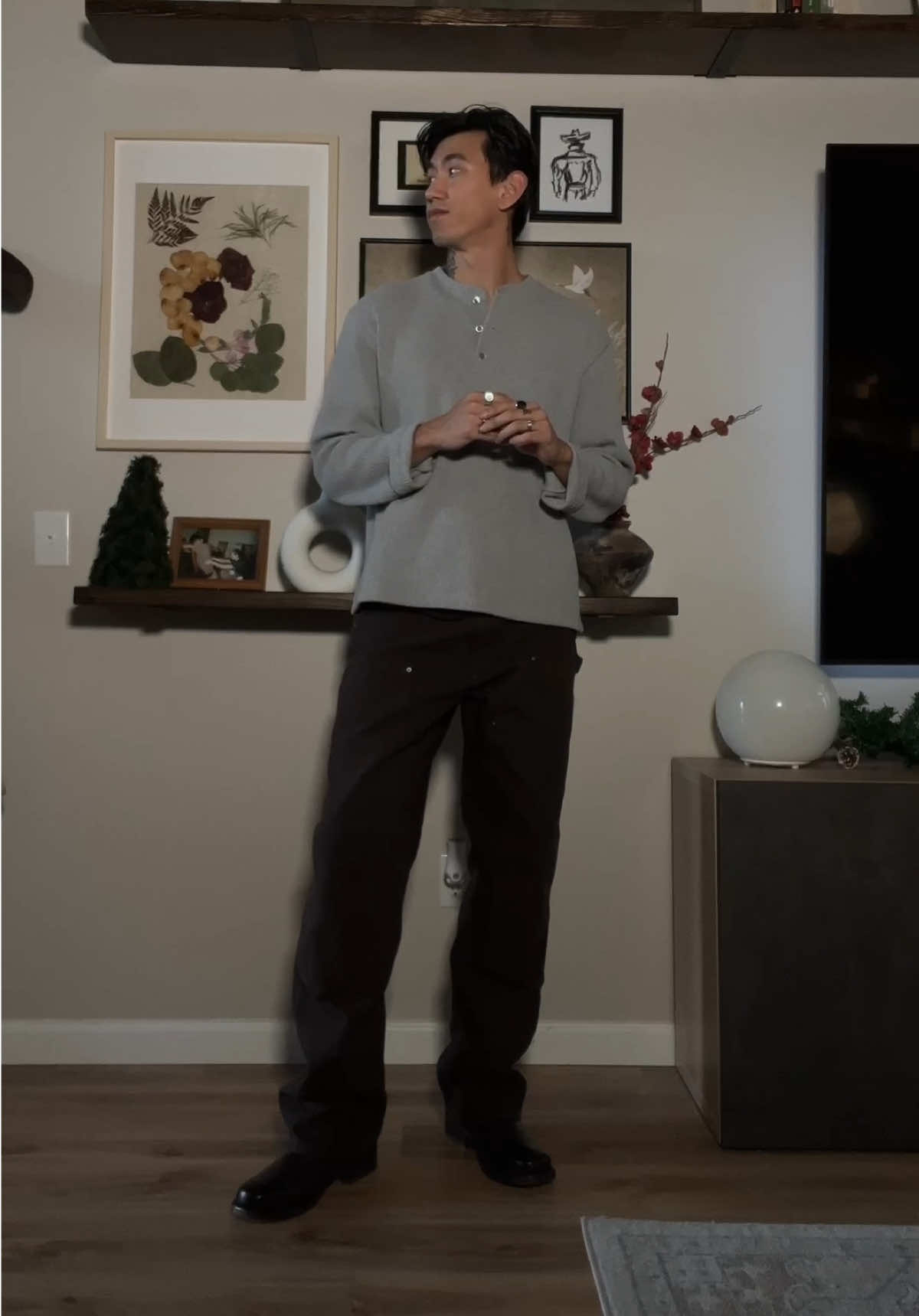 What I wore for family photos today. Hands down my favorite henley! #OOTD #outfitinspo #fallfashion #menfashiontips #foryou 