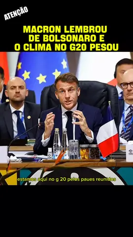 NO G20 NA AFRICA DO SUL, MACRON INICIOU O DISCURSO LEMBRANDO DE BOLSONARO, E REPERCUTIU NO EXTERIOR. ISSO A GLOBO NÃO MOSTRA #bolsonaro #MORAES #Macron #LULA #Brasil 
