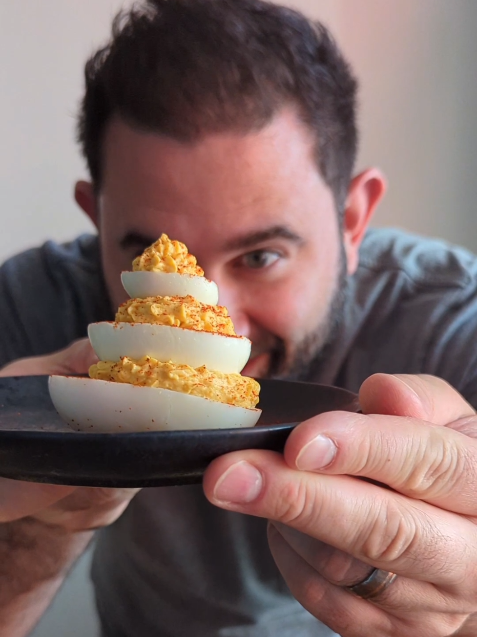 quail < chicken < duck - the turducken of deviled eggs