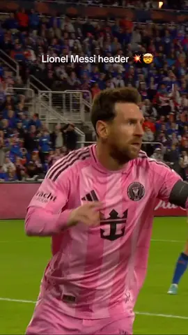 Lionel Messi bags his sixth goal of this season's MLS Cup Playoffs with a perfect header ⚡🌟 @Major League Soccer  #messi #lionelmessi #intermiami