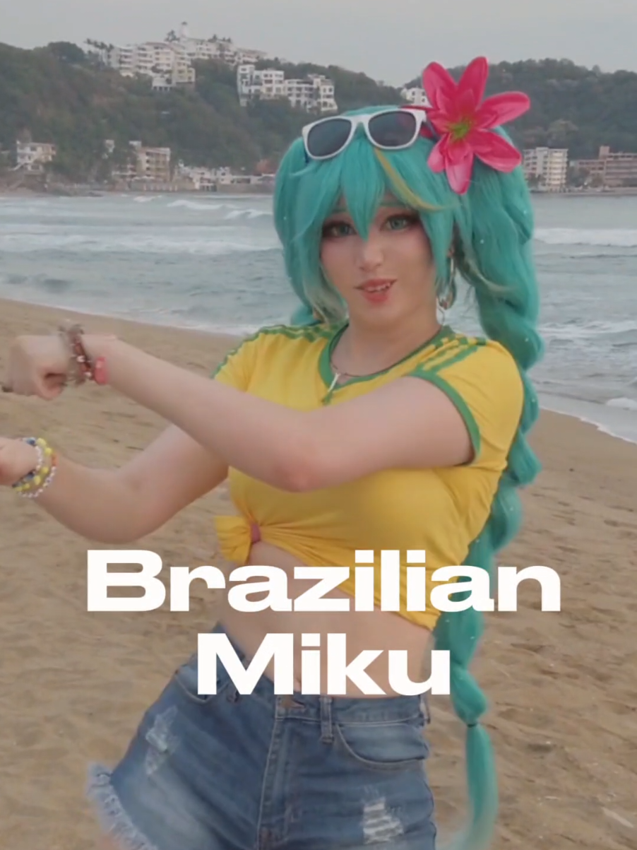 ✨Brazilian Miku 🇧🇷✨ Nuevo video Dance Cover en mi canal de YT ❤️  #cosplay #himisudayo #hatsunemiku #mikubrazilian #mikumexicana 