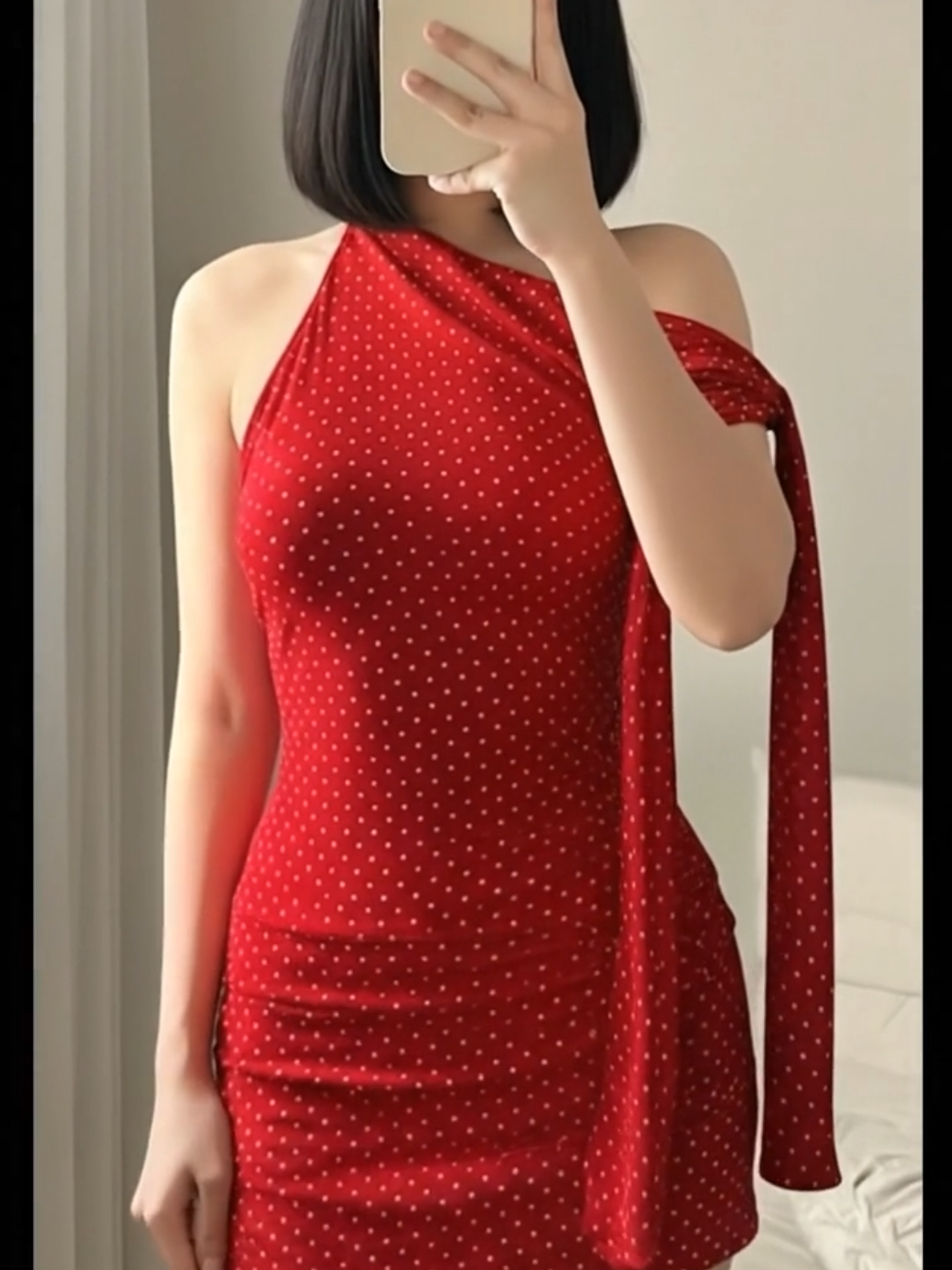 Grabe super elegant ang ganda at affordable ng dress nato pabudol ka na 😍😍❤ #polkadotdress #reddress #trending #affordabledress #fyp 