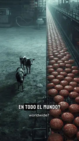 ¿Alguien me explica de dónde salen tantas hamburguesas? 🍔🤔 Una sola cadena de comida rápida vende millones al día… pero no existen tantas vacas 🐄 en el mundo para sostener esa producción. Entonces, ¿qué estamos comiendo realmente? ¿Carne real? ¿Carne procesada? 🧪 ¿Alternativas sintéticas disfrazadas? 🧬 Lo cierto es que los números no cuadran. ❌📊 Y cuando los números no cuadran… algo nos están ocultando. 👀 ¿Tú confías en esa hamburguesa? ¿Sí o no? 🍔⚠️ #elfuturologo #futurología