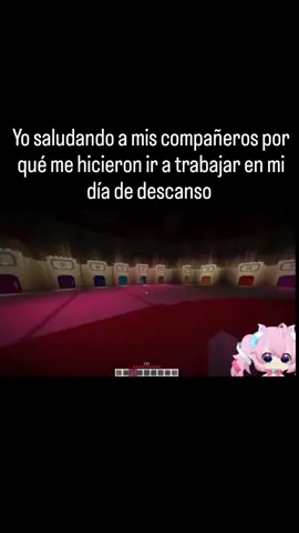 Es que si es castrante que te haga ir en tu día de descanso  @chibi  #squidgame #squidcraft #chibidoki #chamba #vegetta777 