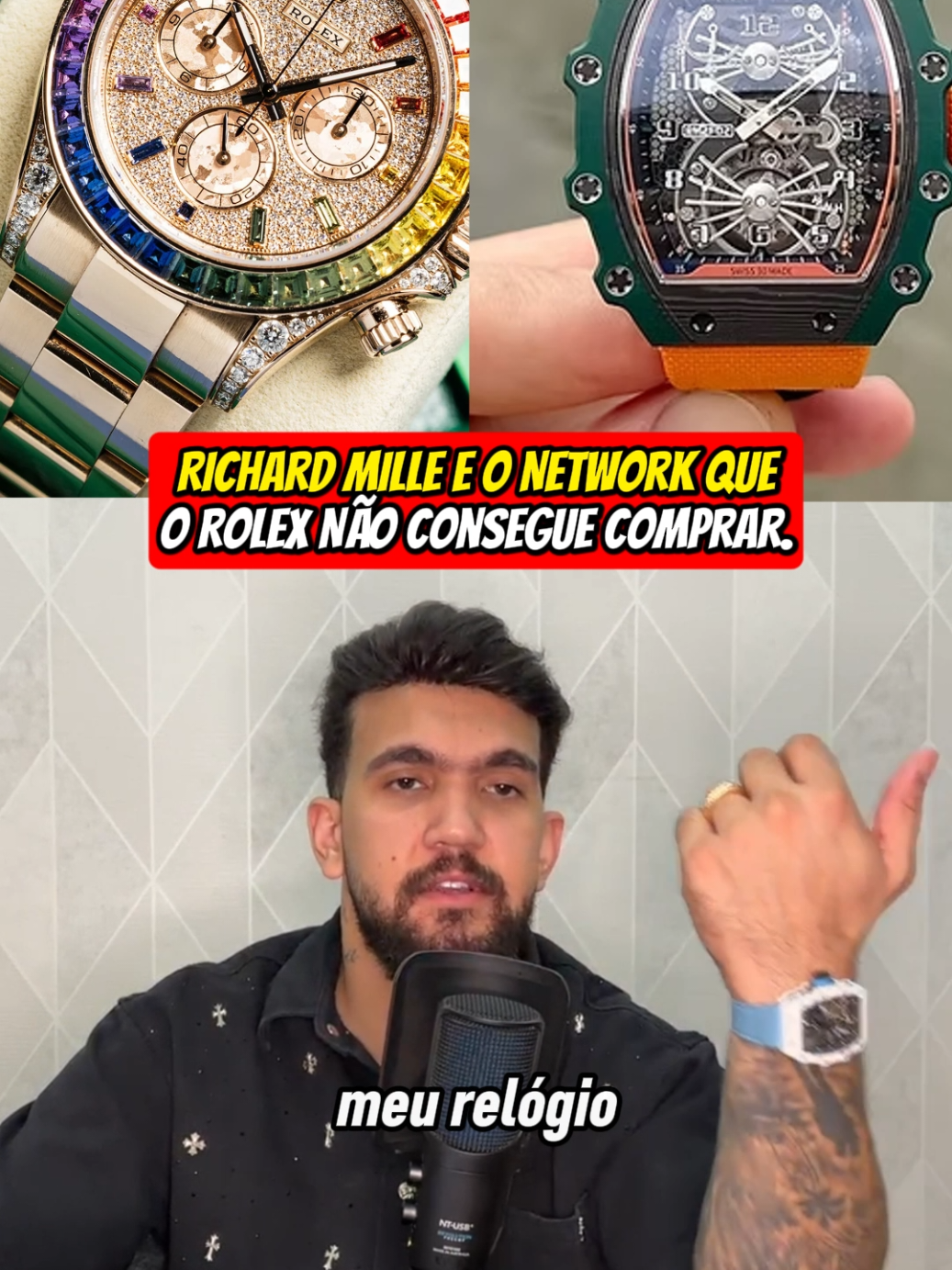 Richard Mille é o network que o Rolex não consegue comprar @Ayrton Brito @Clipfy League #ayrtonbrito #clipfyleague #ayrtonbrito 