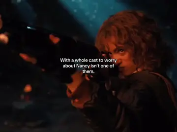 Not worried about her at all , Nancy isn’t Nancy without a gun 🫡 #strangerthings4 #nancywheeler #viral #foryoupage #blowthisup 