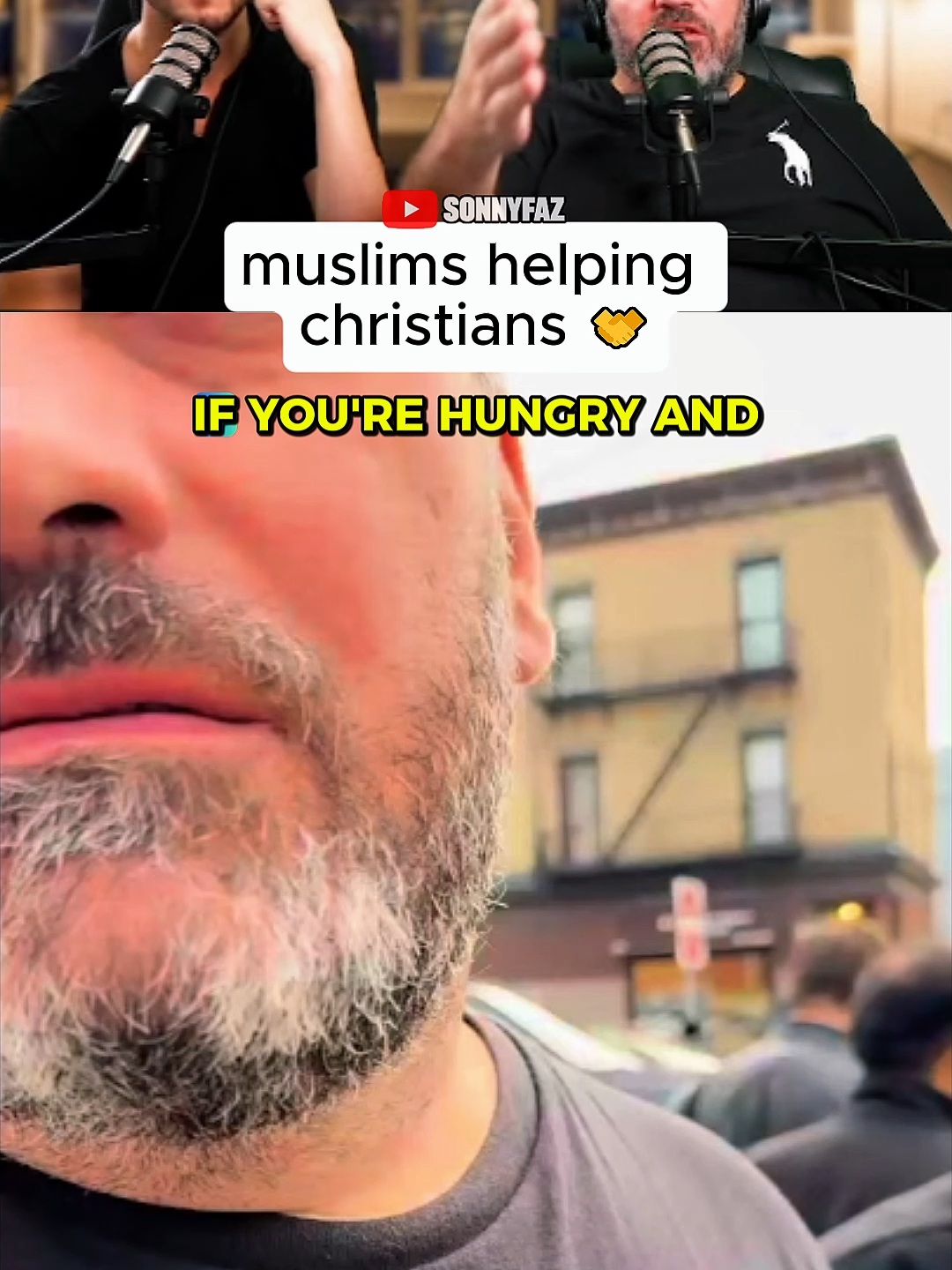 Muslims helping Christians 🤝 #muslims #christians #islam #christianitytiktok #sonnyfaz #beklover