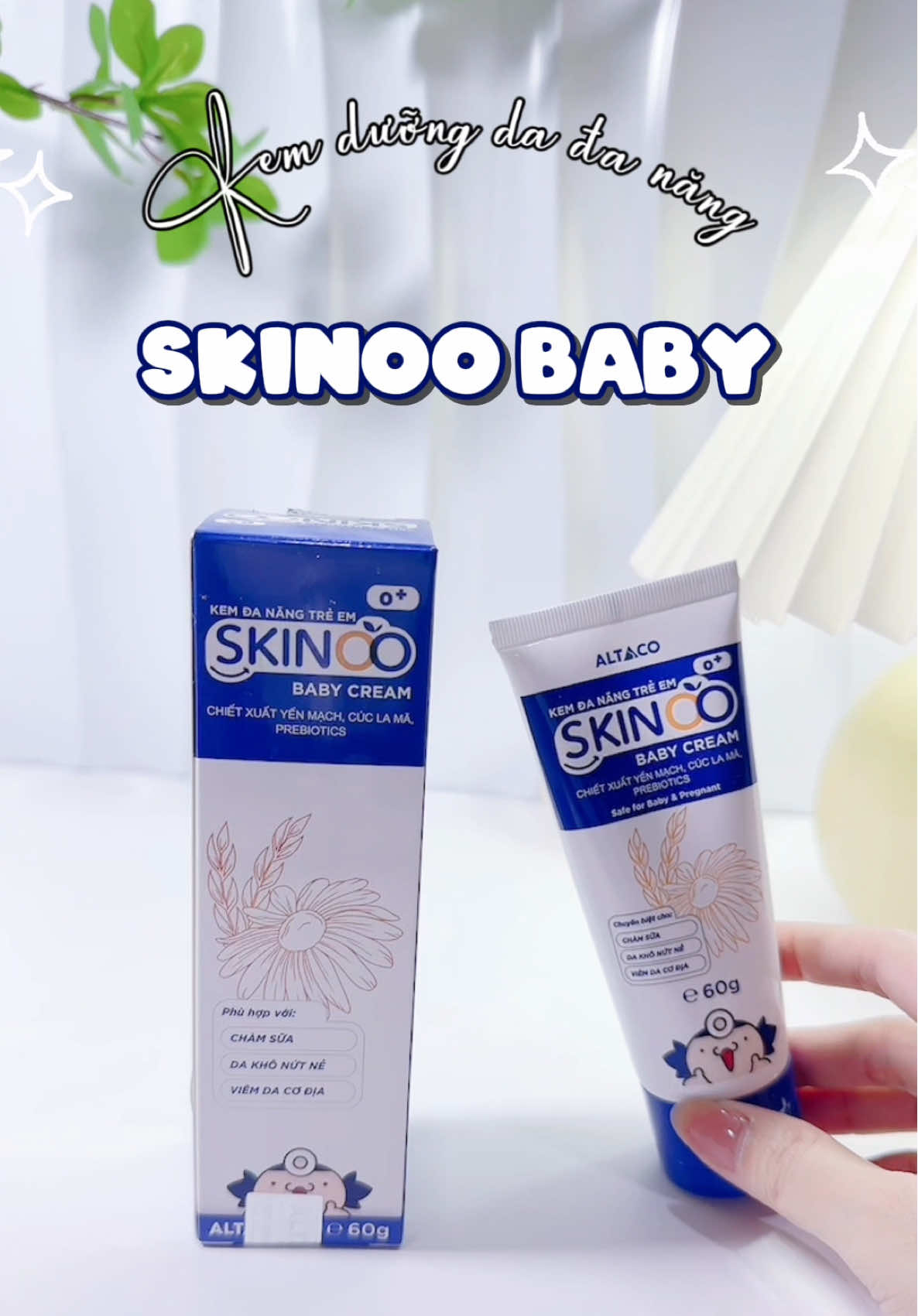 +1 kem dưỡng da đa năng dành cho các bé yêu nè các mẹ ơi. Mùa này hanh khô thì càng nên có 1 em nó trong túi ạ #kemduongdachobe #mevabe #kemboichamsua #skinoo #megau 