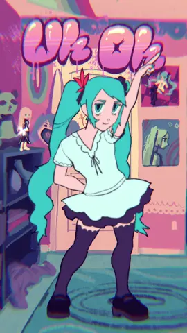 UH OH UH OH!!! miku 🩵 A frame by frame animation from yours truly@ Song: Easy Dance by Mitchie M #animation #vocaloid #hatsunemiku #art #miku 