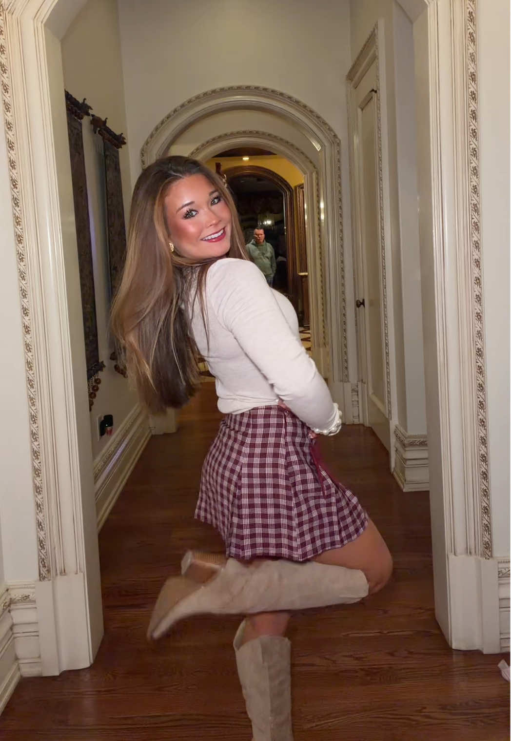 how do feel abt side part???? #cute #thanksgiving #viral #fyp 