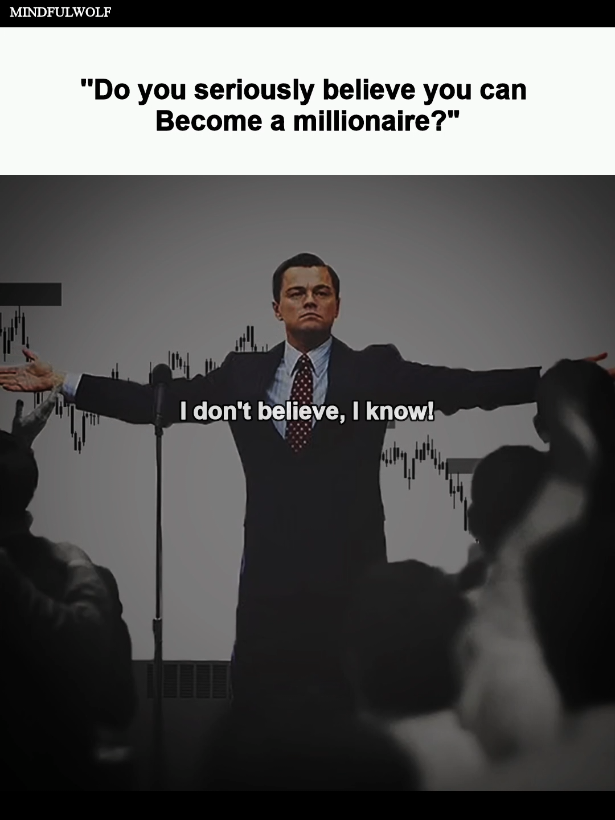 The difference between the dreamers and the doers is the word 'know.' I Don't Believe, I Know I Will. Stop wasting time convincing yourself; start working on the task that gets you 1% closer right now. #mindfulwolf #motivation #mindset 