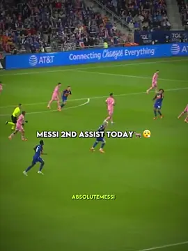 Messi 2nd assist today VS Cincinnati🐐😮‍💨 | #messigoaltoday #intermiamivscincinnati #mlsplayoffs #messiassisttoday #messiedit 