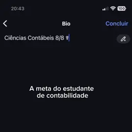 A meta do estudante de contabilidade 🫡 . . . #cienciascontabeis #contabilidade #contador #contadora #cfc 