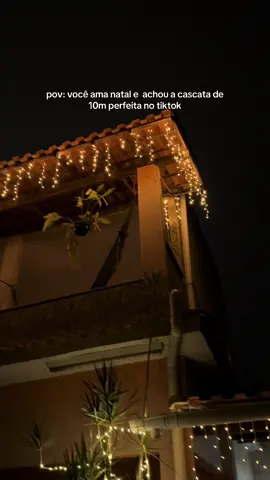 a cascata de led deu toda diferença na decoração 