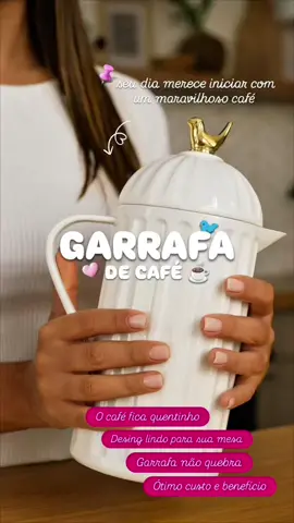 ✨ Seu dia merece iniciar com um a dose de café quentinho! A garrafa de café Bird é feita de plástico inquebrável, leve, prática e perfeita para o dia a dia. Mantém a temperatura por mais tempo, tem um ótimo custo benefício e um design lindo. 👉 Garanta já a sua e deixe sua mesa posta perfeita. #garrafabird #wolf  #cafésempre  #praticidade  #cozinhamoderna  
