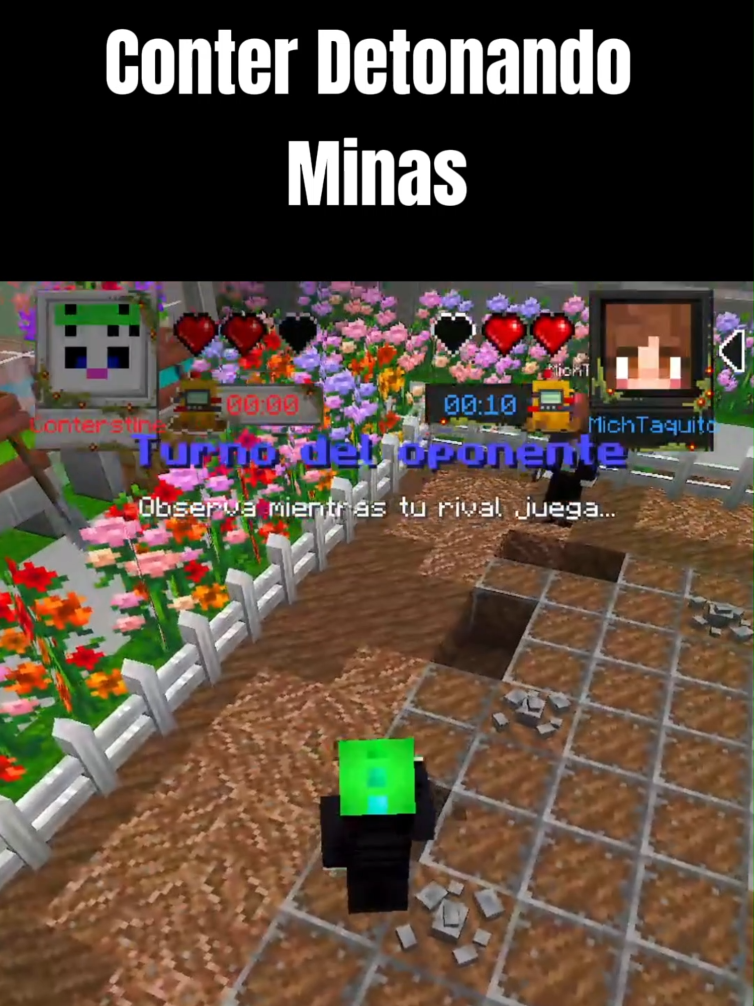 Conter Detonando Minas Perspectiva Día Final #conterstine #squidcraftgames #renrize