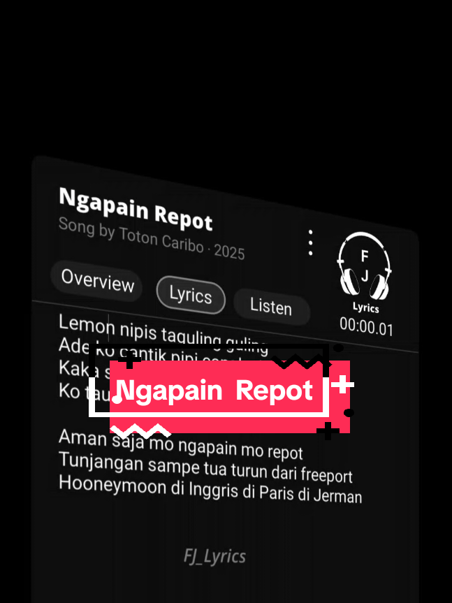 Ngapain Repot🤙🎧🎶#lyrics #music#song#timur#foryou 