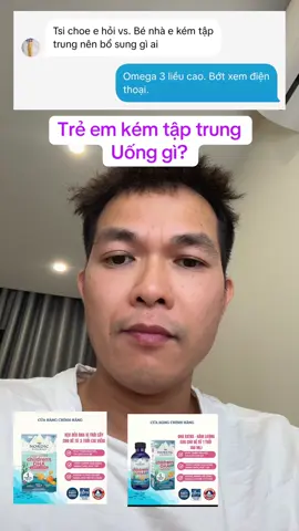 Trẻ em kém tập trung  Uống gì? #tsdsngocan #duczohar #whcsktt 