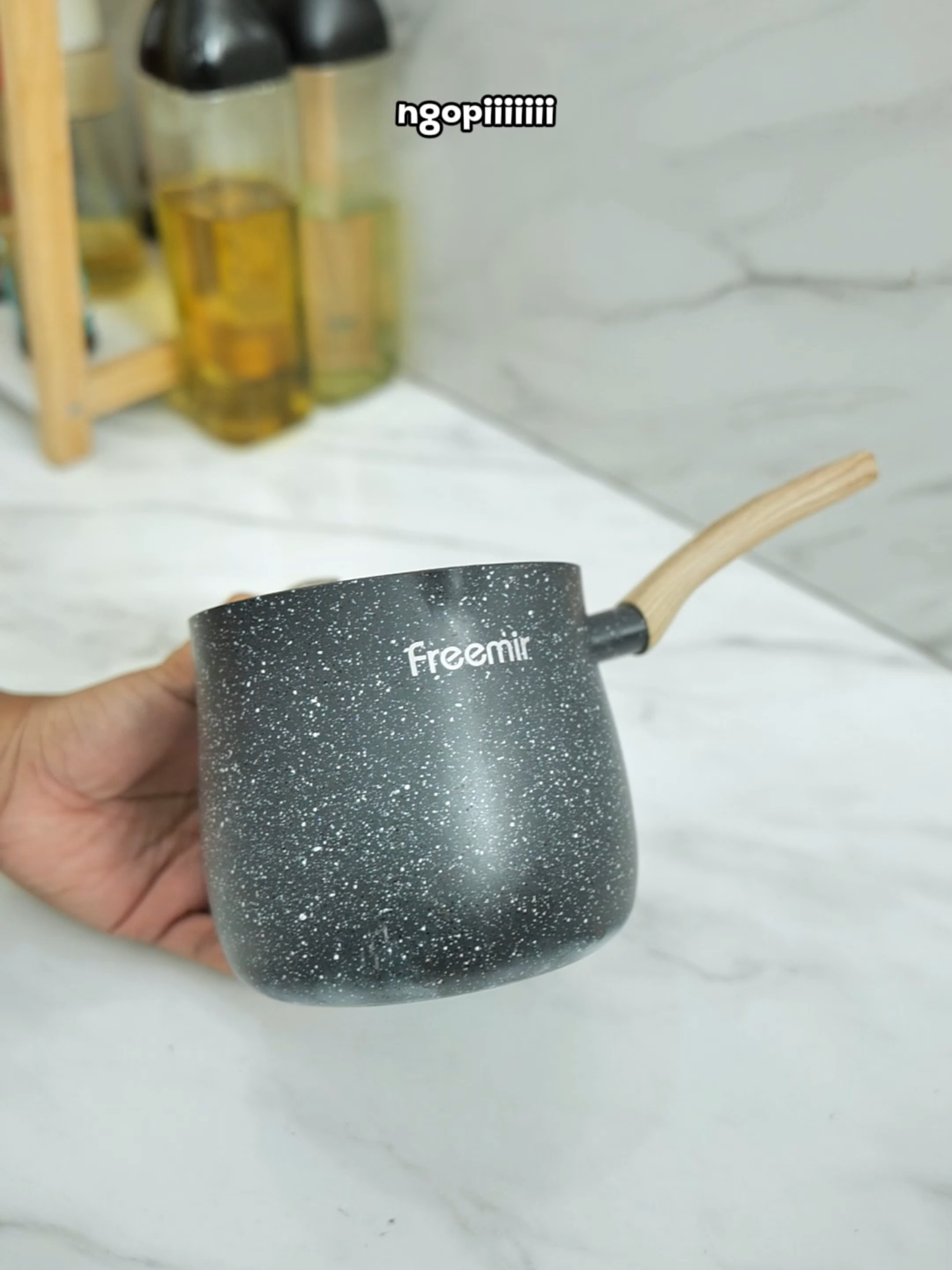 NGOPIIII~ siapa yang suka ngopi? #freemir #panci #pancikopi #pancigranit #pancimini