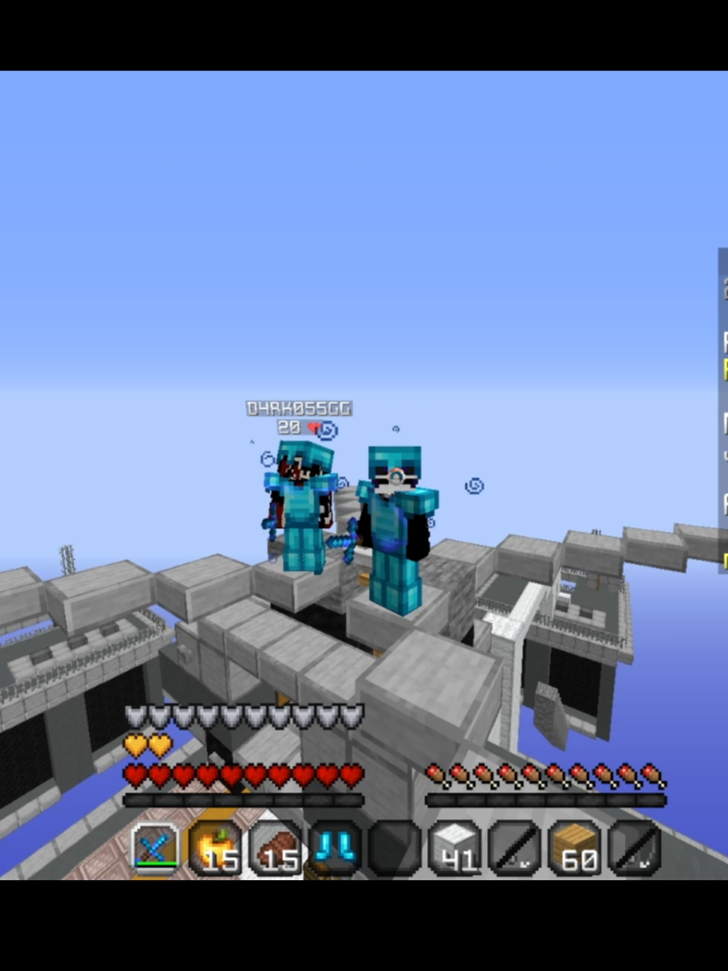 AL BORDE DE LA LOCURA  #Minecraft #duo #gaming #kick #skaywars #hermanos  #colombia