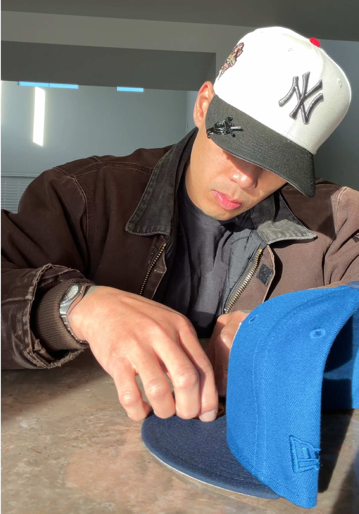 Look no further 👀 brim curve catered to you 🧢 #fitteds #fittedhats #59fifty