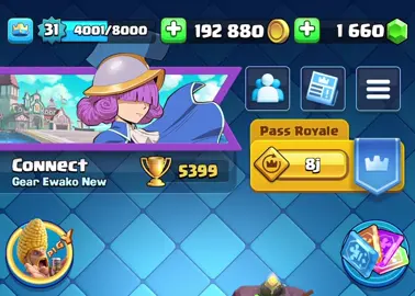 Three Musketeers banner so cool ✨ #clashroyale 