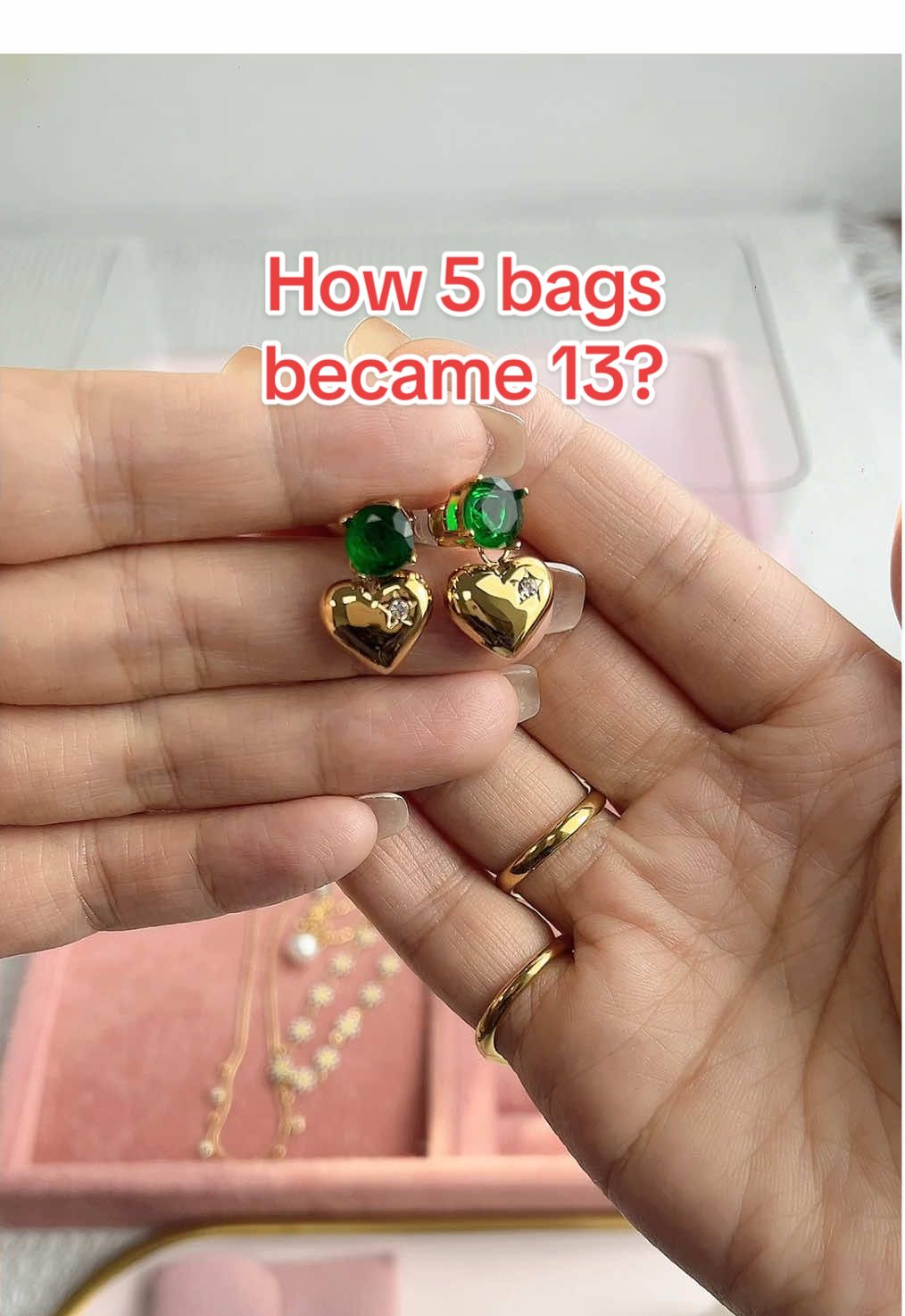 Congratulations 🎉 Cinthya! #unboxing #titanium #mysterybag #ring #necklace 