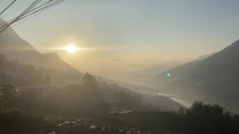 Bình mình trên bản em💗🍃 #misuhomestay #sapa #dulich #comewithme 