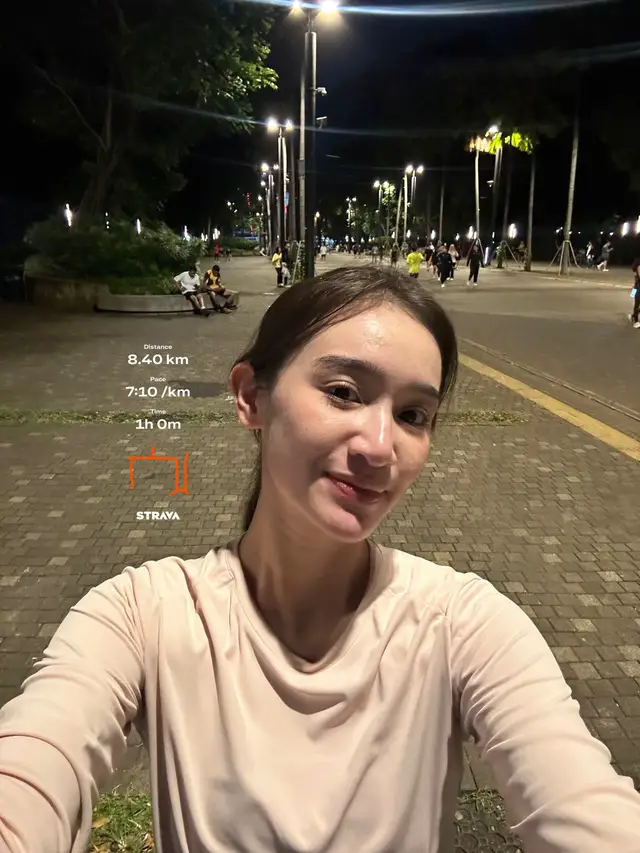 Lari2 kecil ditengah banyak lembur 😬 #Running #gbk 