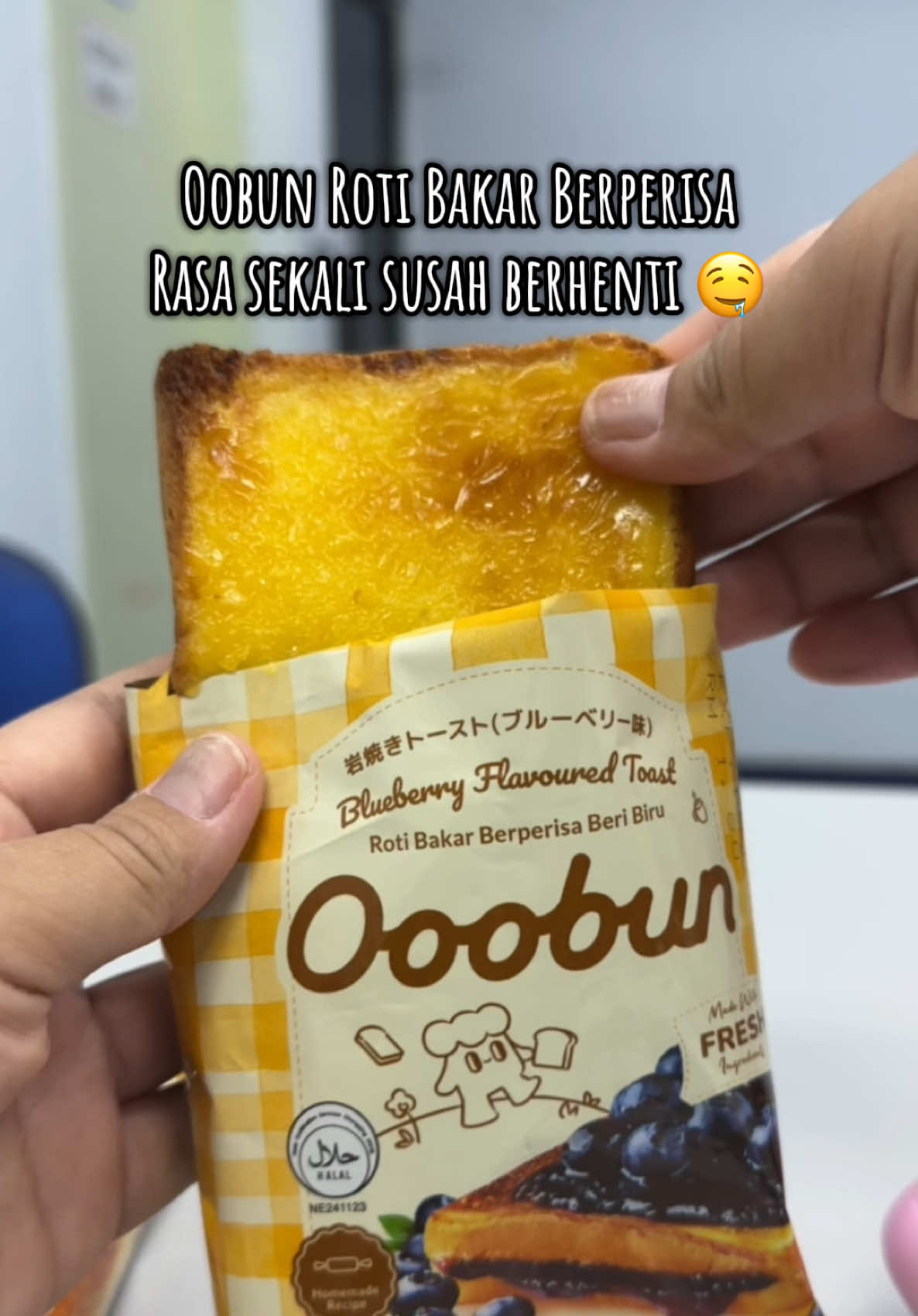 Oobun roti bakar pelbagai perisa. Sangat sedap dimakan waktu sarapan dll. Sangat mengenyangkan. #oobunrotibakar #oobun 
