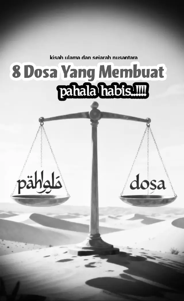 Dalam ajaran Islam, terdapat berbagai perbuatan dosa yang dapat menghapus atau mengurangi pahala yang telah dikumpulkan. Berikut 8 contoh dosa besar yang dapat menghanguskan pahala di akhirat:   1. Syirik: Menyandarkan sesuatu atau seseorang sebagai sekutu bagi Allah dalam ibadah atau keyakinan. Ini adalah dosa terbesar dalam Islam karena menodai keesaan Allah. ​ 2. Meninggalkan Shalat: Shalat adalah tiang agama, dan meninggalkannya dengan sengaja merupakan dosa besar yang dapat menghapus pahala. ​ 3. Durhaka kepada Orang Tua: Tidak menghormati, menyakiti hati, atau tidak menaati perintah orang tua (selama tidak bertentangan dengan ajaran agama) adalah dosa besar yang dapat menghilangkan berkah dan pahala. ​ 4. Memakan Harta Anak Yatim: Mengambil atau menggunakan harta anak yatim secara tidak sah adalah dosa besar yang sangat dikecam dalam Islam. ​ 5. Riba: Melakukan transaksi riba (bunga) dalam bentuk apapun adalah dosa besar yang dapat menghapus keberkahan dan pahala. ​ 6. Zina: Melakukan perbuatan zina (hubungan seksual di luar pernikahan) adalah dosa besar yang dapat merusak diri dan masyarakat, serta menghapus pahala. ​ 7. Membunuh: Menghilangkan nyawa orang lain tanpa hak adalah dosa besar yang sangat berat hukumannya di dunia dan akhirat. ​ 8. Ghibah (Menggunjing): Membicarakan keburukan orang lain di belakangnya adalah dosa yang sering dianggap remeh, padahal dapat menghapus pahala dan mendatangkan murka Allah.   Penting untuk diingat bahwa Allah Maha Pengampun, dan setiap dosa dapat diampuni dengan taubat yang sungguh-sungguh (taubat nasuha) serta melakukan amal kebaikan untuk menghapus dosa-dosa tersebut. #communitysupport #kalam_hikmah_ulama 
