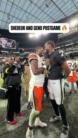 nothing but respect between these two 😤 #nfl #shedeursanders #genosmith 